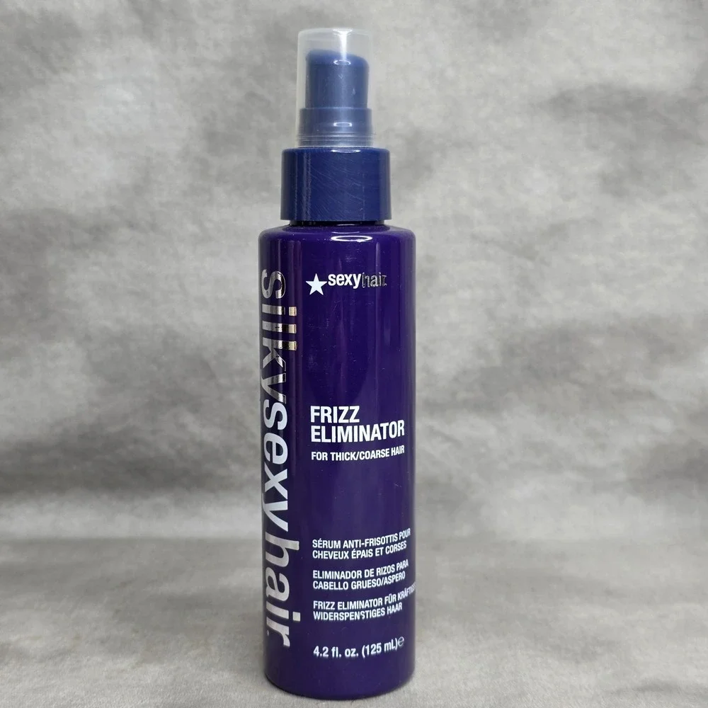 Silky Sexy Hair Frizz Eliminator Anti-Frizz Serum Thick/Coarse‎ Hair - 4.2 oz